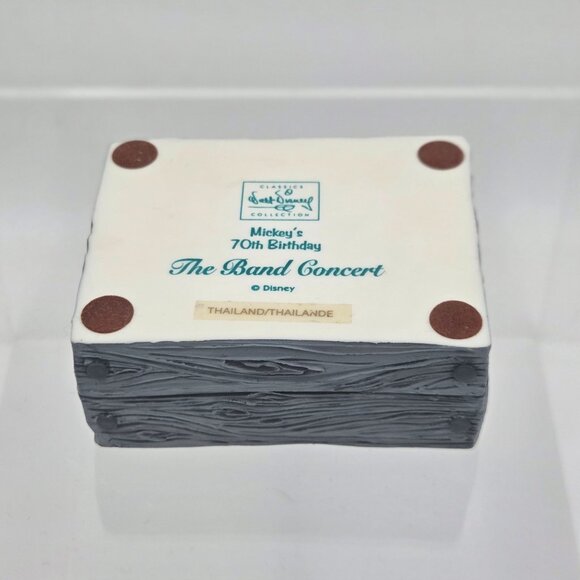 WDCC Mickey Mouse The Band Concert Sculpture "From the Top" 70th Birthday with B - Picture 5 of 9